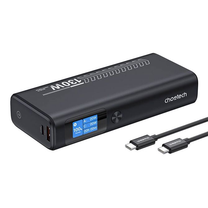 Power Bank Choetech B702 20000mAh PD100W 2C1A (siva) 3