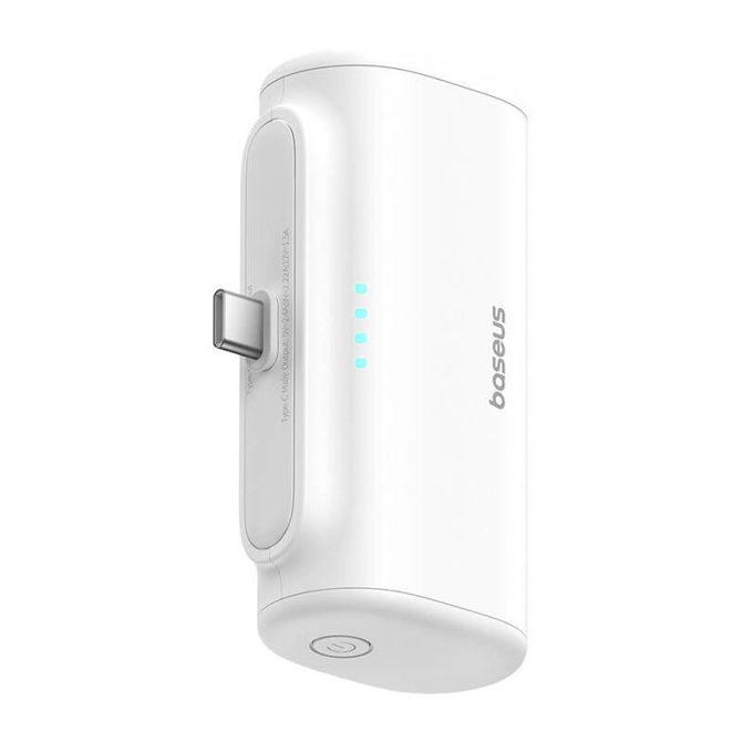Powerbank Baseus Compact 5000mAh, 20W, USB-C (bel) 5