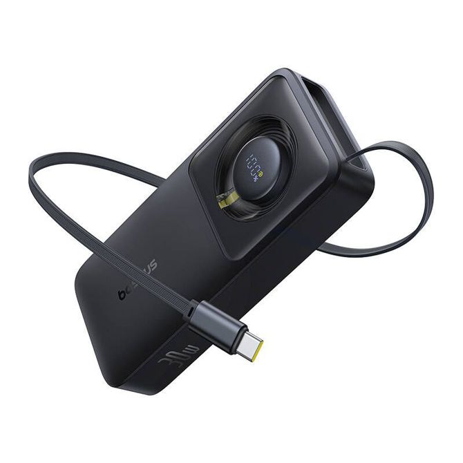 Powerbank Baseus OS Free2Pull 10000mAh 30W +kabel (črn) 2