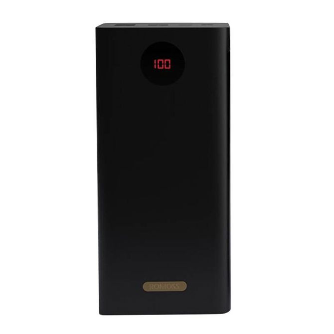 Powerbank Romoss PEA60 60000mAh, QC + PD, 22,5W (črna) 2