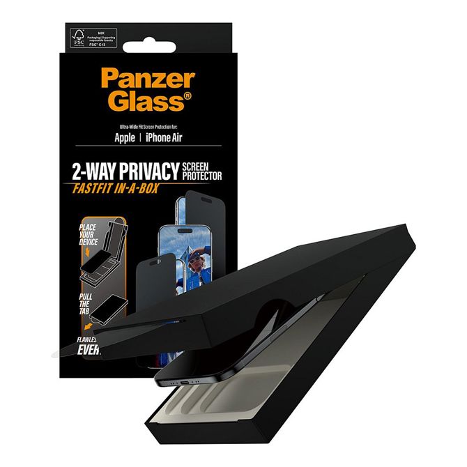 Zaščita za zaslon PanzerGlass PRIVACY SCREEN PROTECTOR W. BLA, za iPhone Air 6