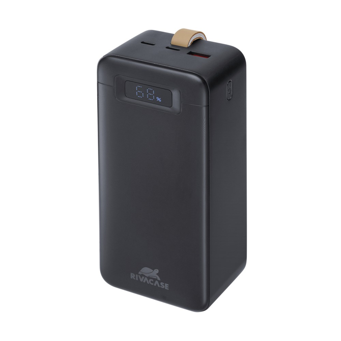 Power bank Riva Case VA1084 40000 mAh 65W PD 3.0 QC 3.0 hitro polnjenje LCD črn 2