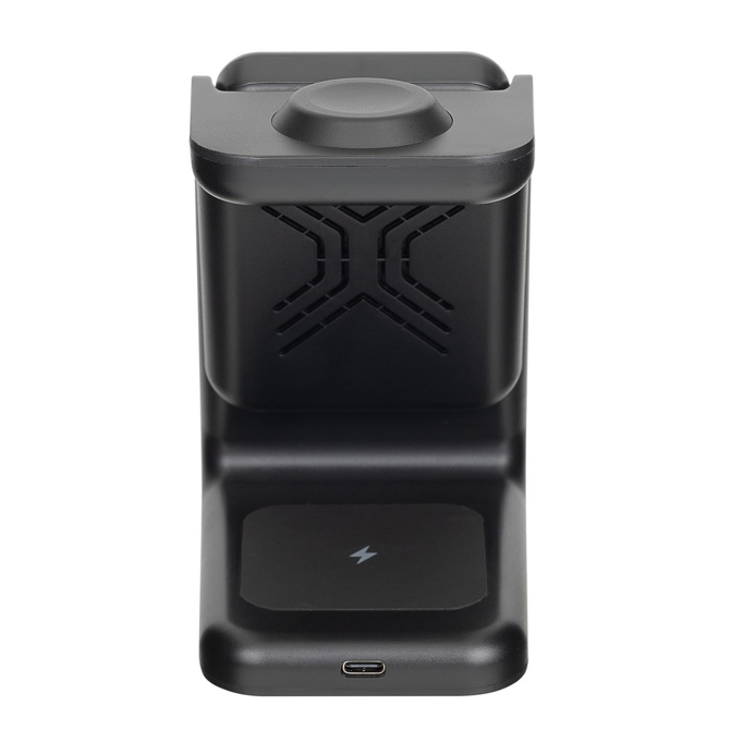 Brezžični polnilec za pametne telefone in pametne ure Riva Case VA4917 3-v-1, MagSafe, 15W, prenosna baterija 5000 mAh, 20W adapter 4