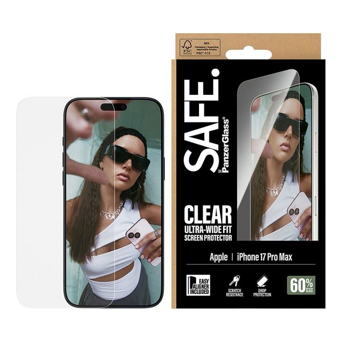Zaščitno steklo SAFE za iPhone 17 Pro Max/UWF 2
