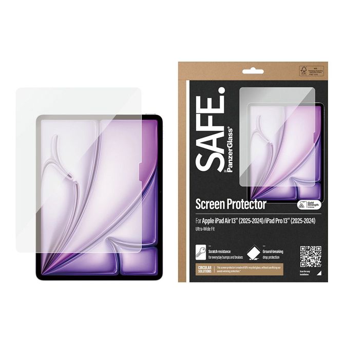 Zaščitno steklo SAFE za iPad Pro 13'' (24)/iPad Air 13'' (24-25) 2