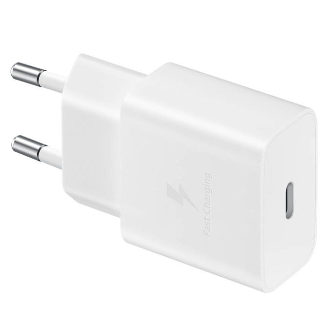 Samsung hišni polnilec adapter Fast Charge EP-T1510XWE 15W PD bel - original 2