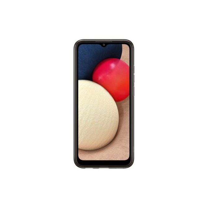 SAMSUNG original ovitek EF-QA026TBE za SAMSUNG Galaxy A02s A025- prozorno črn 3