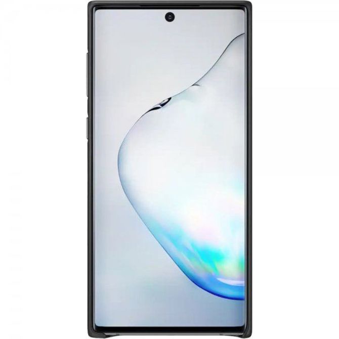 SAMSUNG original usnjen ovitek EF-VN970LBE za SAMSUNG Galaxy Note 10 N970 - zaščita zadnjega dela - črna 5