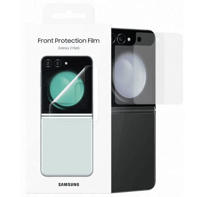Samsung original zaščitna folija EF-UF731CTE za Samsung Galaxy Z Flip 5 - zunanji ekran (2 kos) 3
