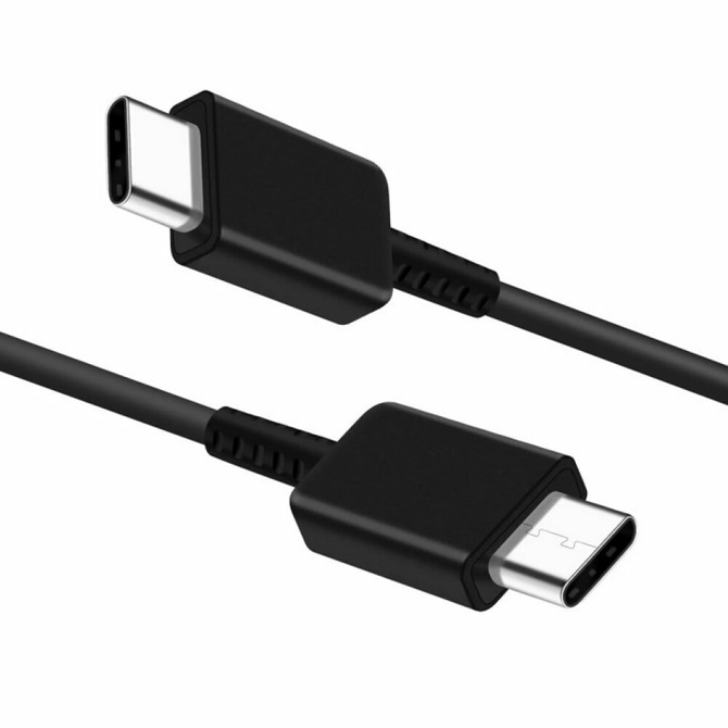 Samsung podatkovni kabel EP-DX510JBEG Super Fast Charge Type C na Type C 100W 5A 1,8m - črn (Blister) 2