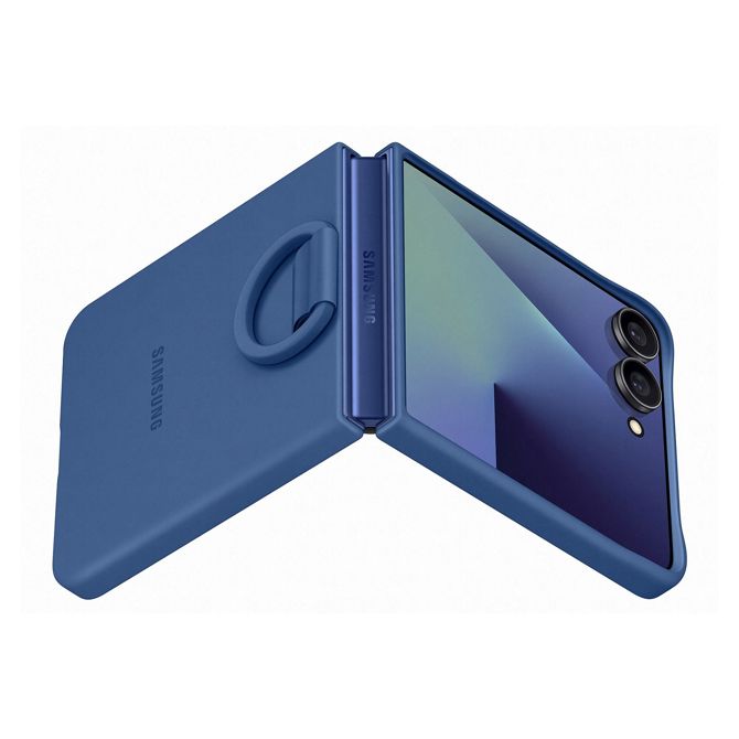 Silikonski ovitek za Samsung Galaxy Flip7, moder 4
