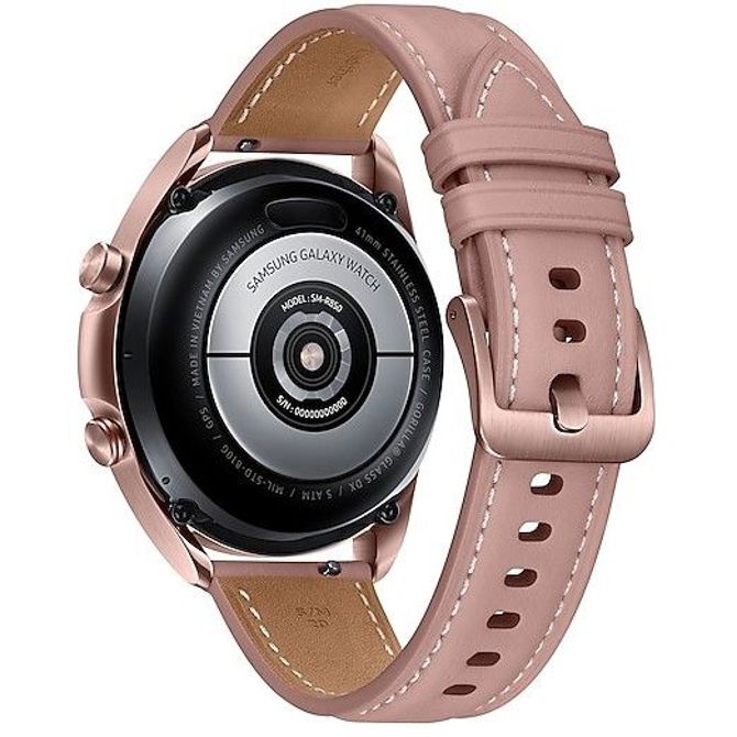 Komplet pametne ure Samsung SM-R855F Galaxy Watch3 vklj. Pas iz nerjavečega jekla 41 mm 4G mystic bronze DE 3