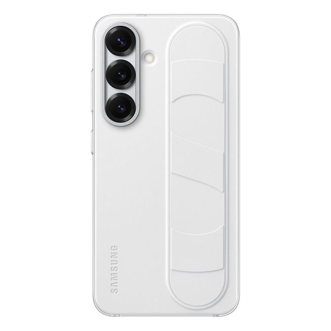 Samsung stoječa torbica S25 bela 2