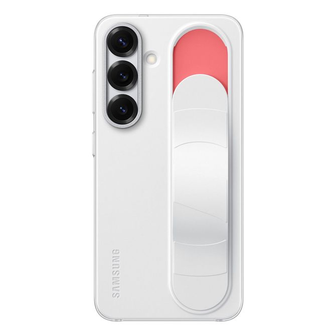 Samsung stoječa torbica S25 bela 4