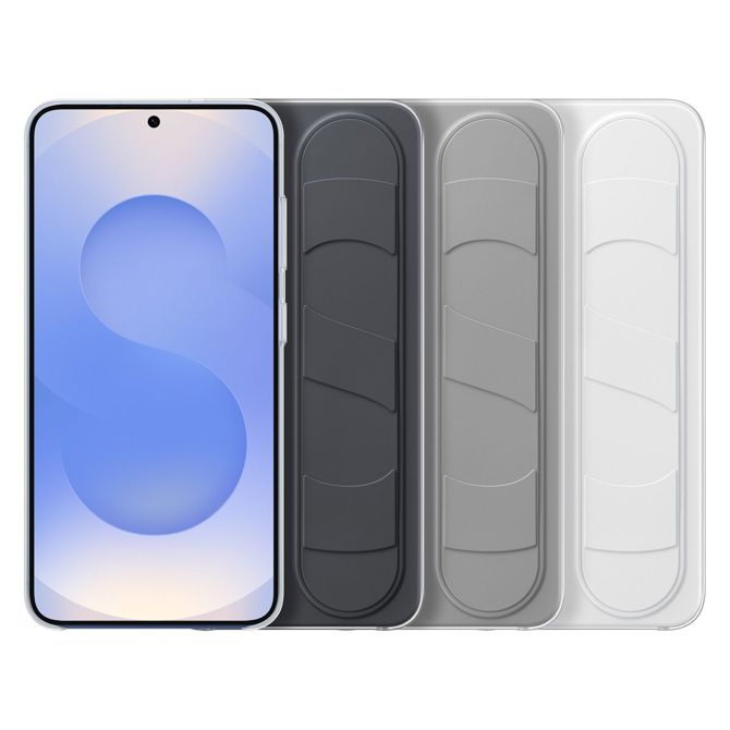Samsung stoječa torbica S25 bela 6