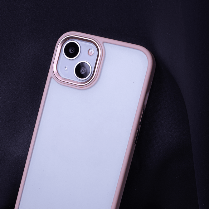 Satin silikonski ovitek za Samsung Galaxy S22 Ultra 5G - prozorno roza 5
