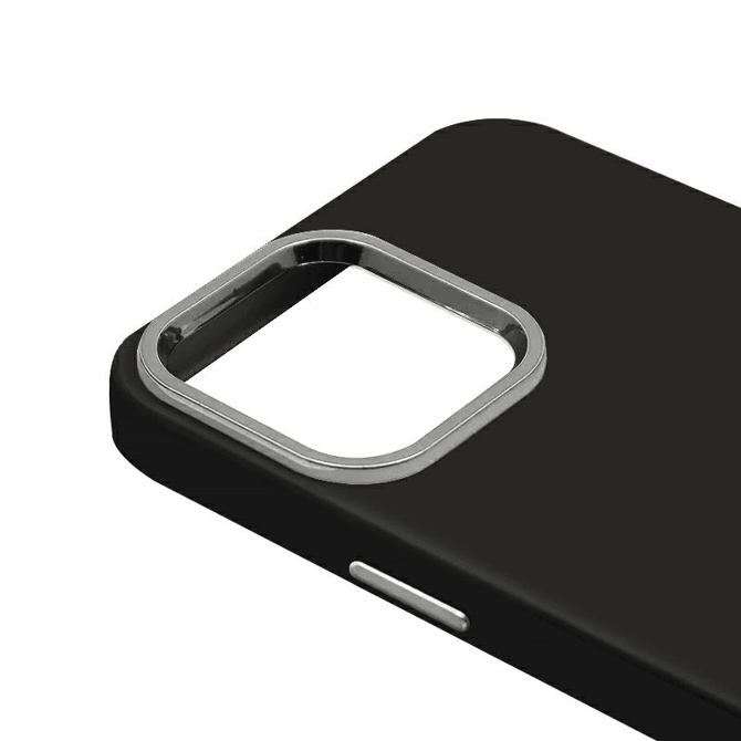 Satin silikonski ovitek za Xiaomi Redmi 10C -  črn 2