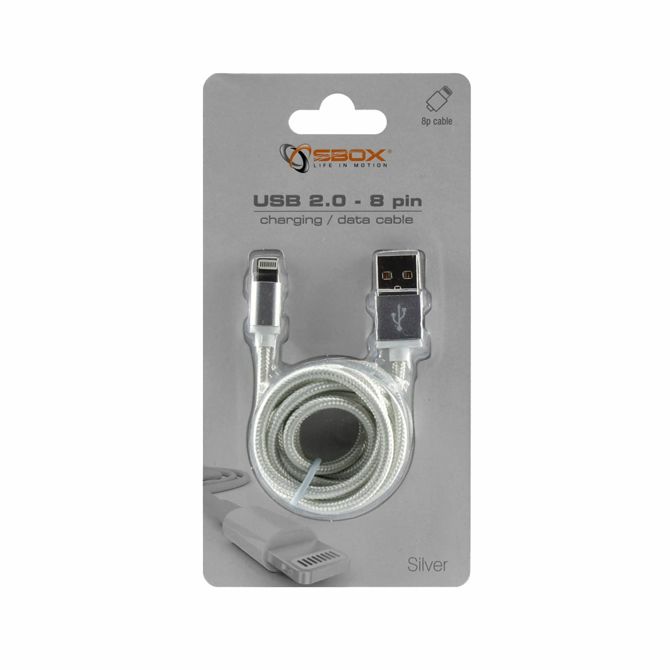 SBOX kabel Apple USB/Lightning 1,5m srebrn IPH7-S 2