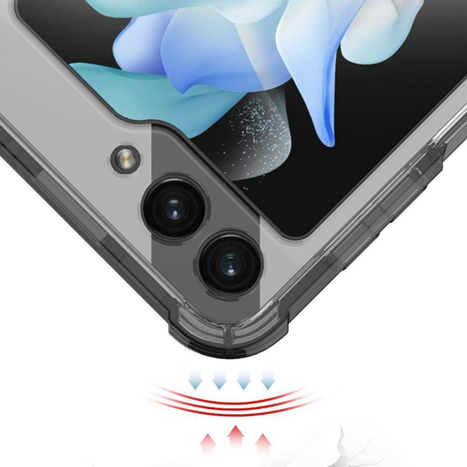 Silikonski ovitek ANTISHOCK za Samsung Galaxy Z Flip 5 - prozoren 2