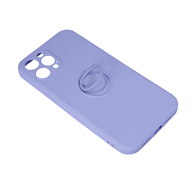 Silikonski ovitek Liquid Ring za Xiaomi Redmi 10C - vijola 4