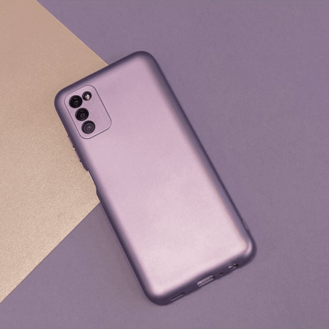 Silikonski ovitek Metalik za Samsung Galaxy A13 LTE A135 - vijola 2