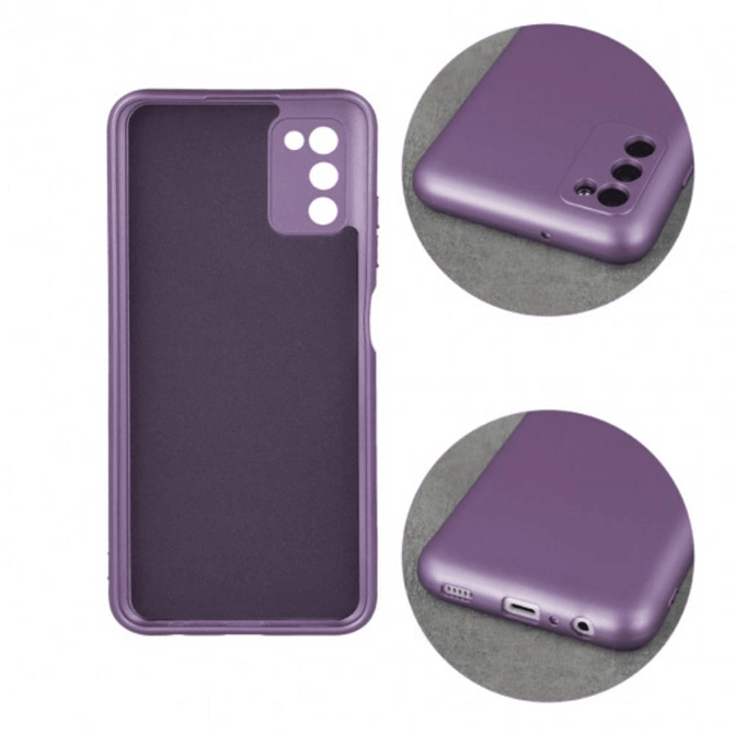 Silikonski ovitek Metalik za Samsung Galaxy A13 LTE A135 - vijola 3