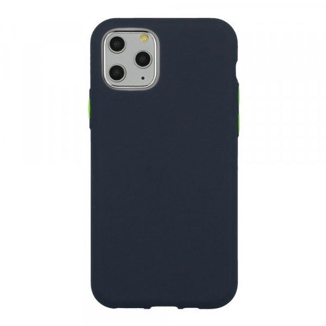 Silikonski ovitek NEON za iPhone 12 Pro Max - temno moder 2