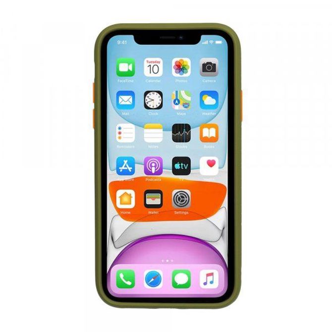 Silikonski ovitek s trdim zadnjim delom za Xiaomi Redmi 10T in 10T Pro  - zelen 4