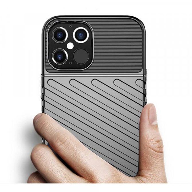 Silikonski ovitek Thunder Armor za iPhone 12 Pro Max - črn 5