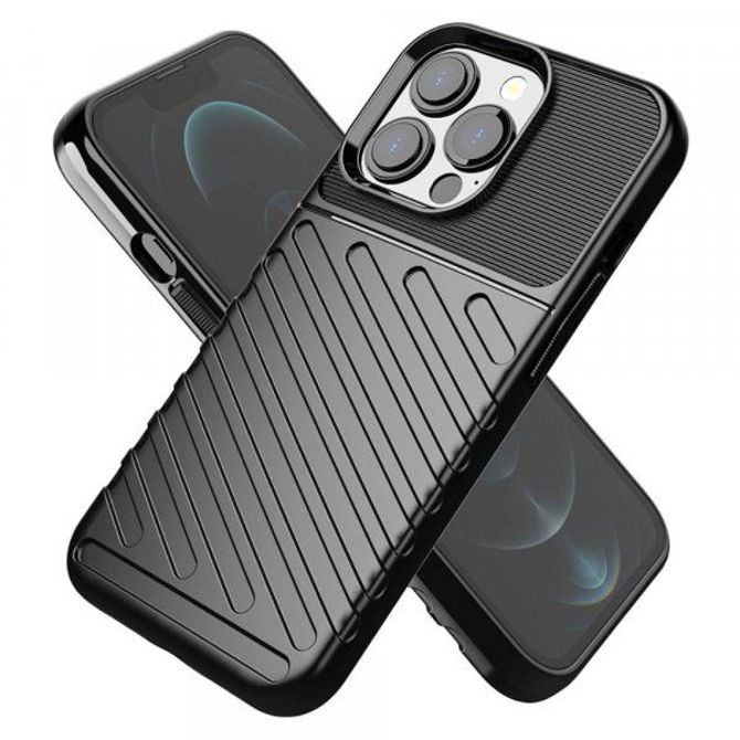 Silikonski ovitek Thunder Armor za iPhone 13 Pro - črn 2
