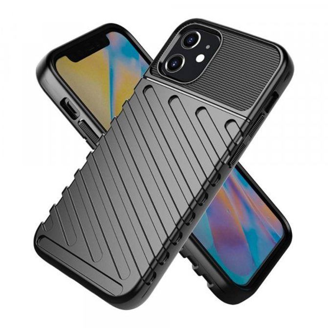 Silikonski ovitek Thunder Armor za Samsung Galaxy A22 A226 5G - črn 2