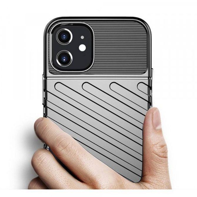 Silikonski ovitek Thunder Armor za Samsung Galaxy A22 A226 5G - črn 6