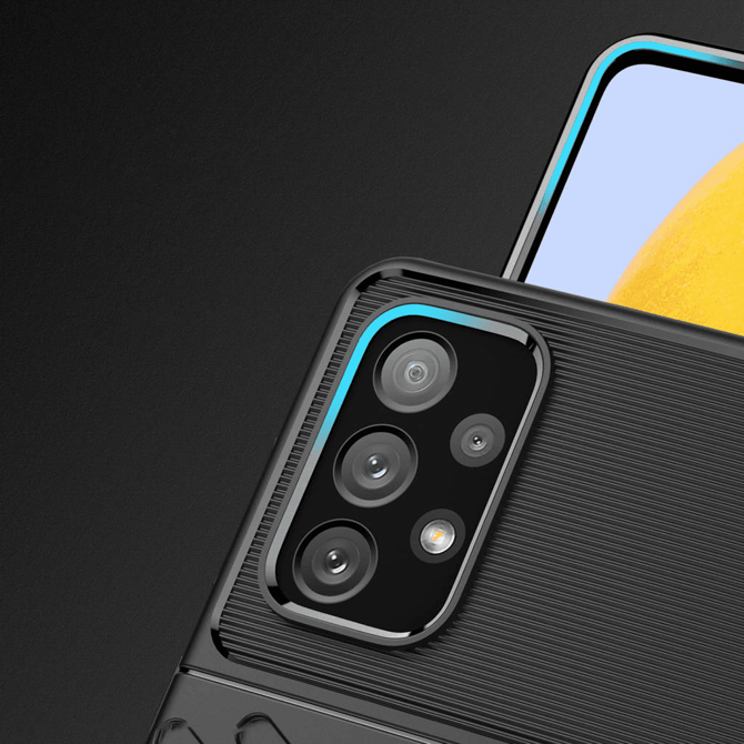 Silikonski ovitek Thunder Armor za Samsung Galaxy A23 - črn 4