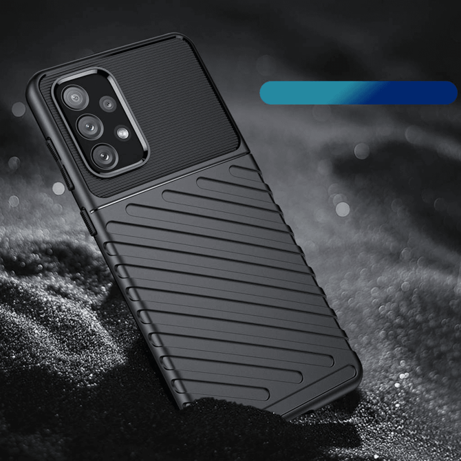 Silikonski ovitek Thunder Armor za Samsung Galaxy A23 - črn 5