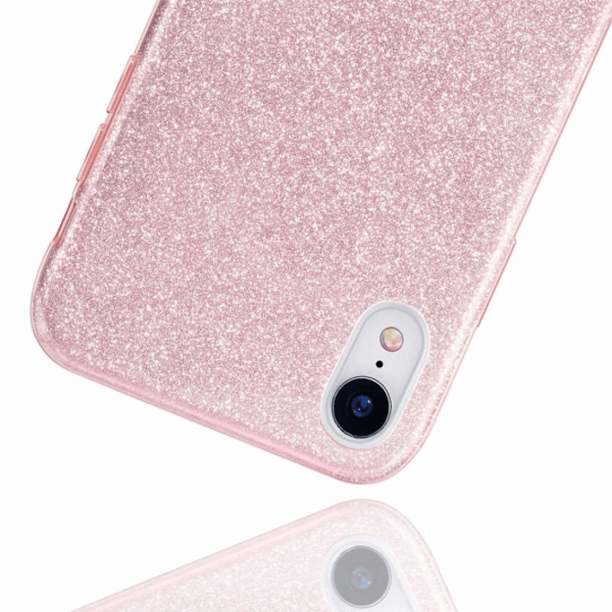 Silikonski ovitek z bleščicami Bling za Samsung Galaxy A73 5G - roza 2