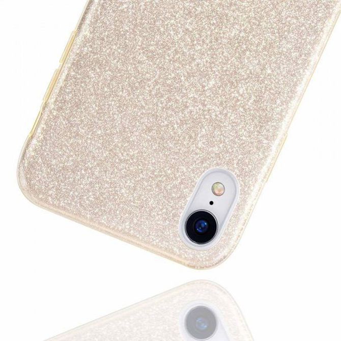 Silikonski ovitek z bleščicami Bling za Xiaomi Mi 11 Lite - zlat 2