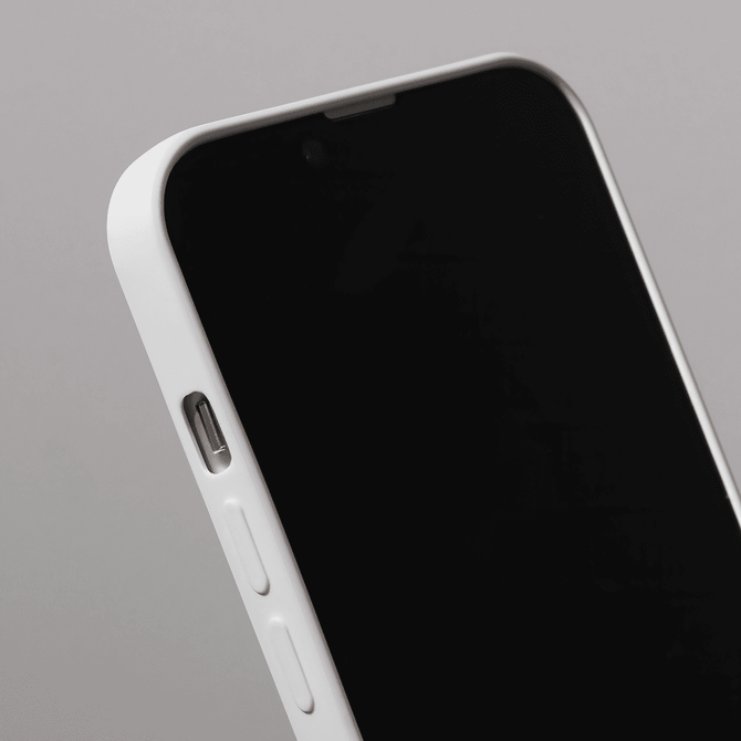 Silikonski ovitek za iPhone 15 Pro Max - mat bel 5