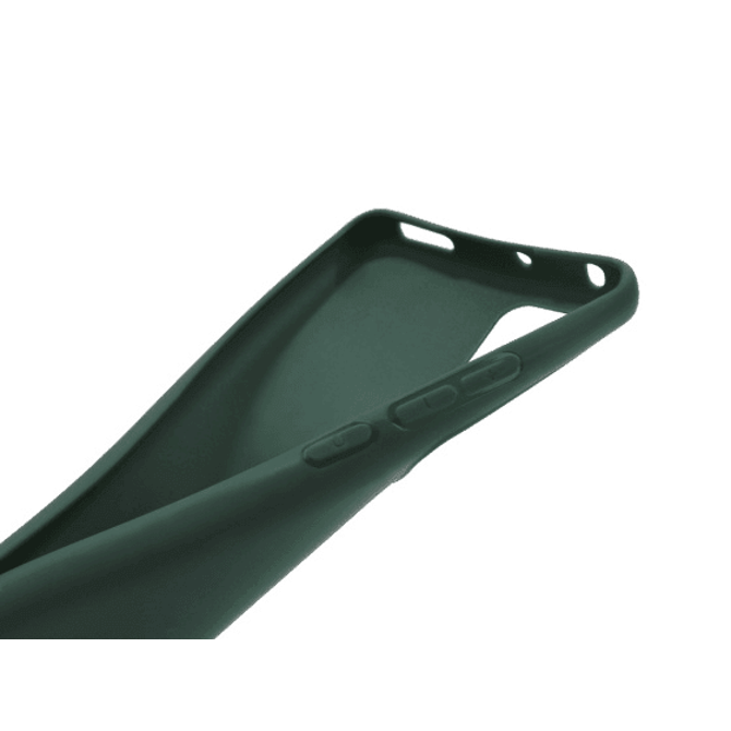 Ovitek za telefon Onasi Silicone iPhone 17 Pro Max mat zelen, tanek, popolno prileganje, nedrseč, zaščita pred praskami 3