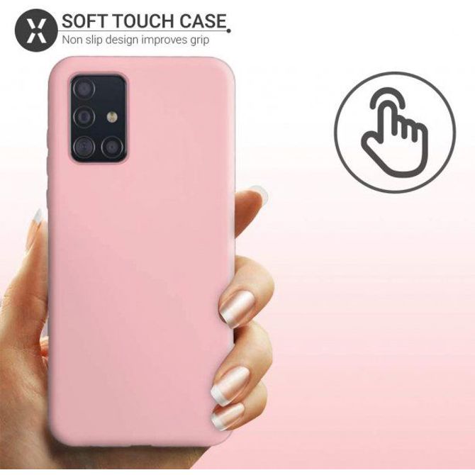 Silikonski ovitek za iPhone SE 2020 / iPhone 7 / iPhone 8 - mat roza 2