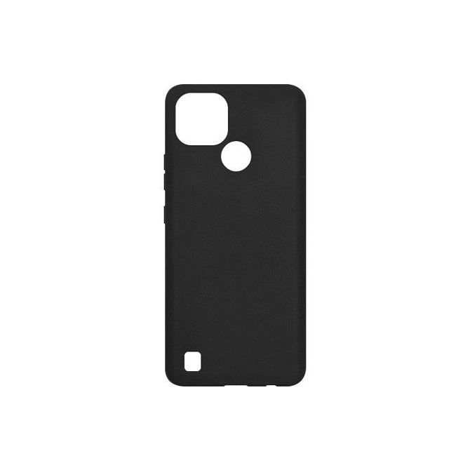 Silikonski ovitek za Realme C21 - mat črn 2