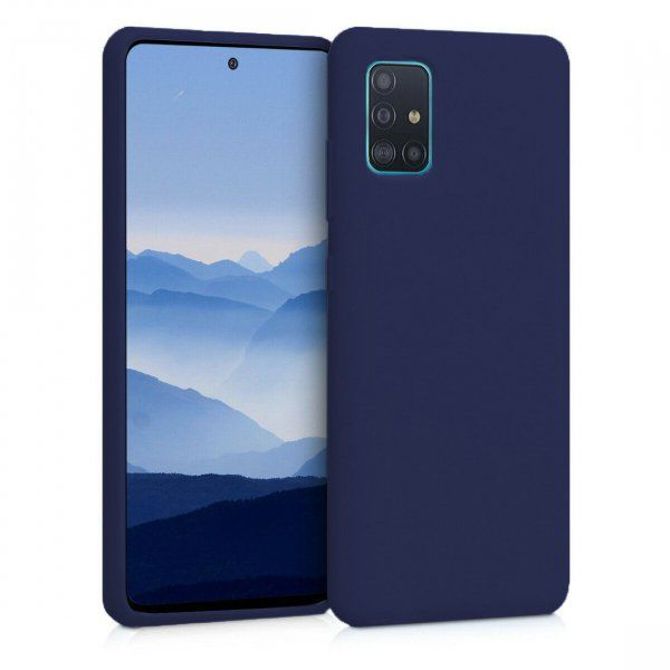 Silikonski ovitek za Samsung Galaxy A12 A125 - mat moder 4