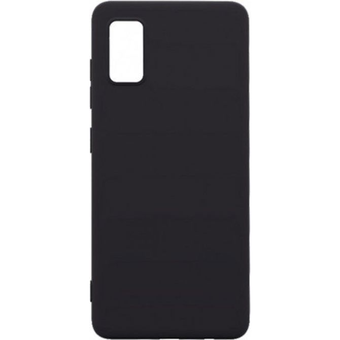Silikonski ovitek za Samsung Galaxy A41 A415 - mat črn 2