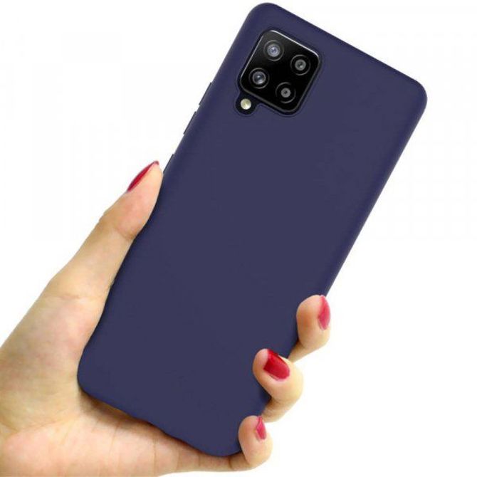 Silikonski ovitek za Samsung Galaxy S21 Ultra G998  - mat moder 2