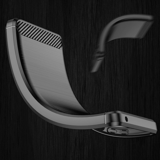 Silikonski ovitek za Samsung Galaxy S24 FE - mat carbon črn 3