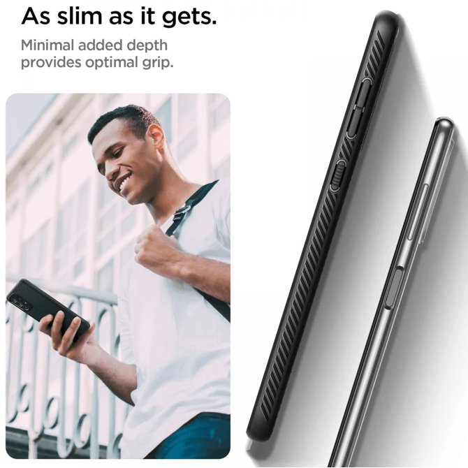 Spigen Liquid Air silikonski ovitek za Samsung Galaxy A33 A336 5G črn 4