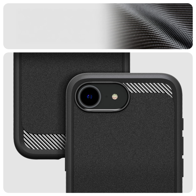 Spigen Rugged Armor MagSafe silikonski ovitek za iPhone 16e / iPhone 17e 3