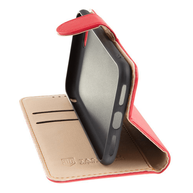Tactical preklopna torbica Fancy Diary gladka Xiaomi Redmi Note 13 5G - rdeča 2