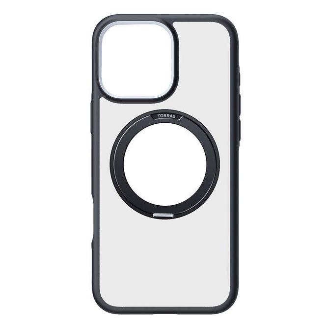 Ovitek Torras Ostand R Fusion za iPhone 16 Pro (črn) 2