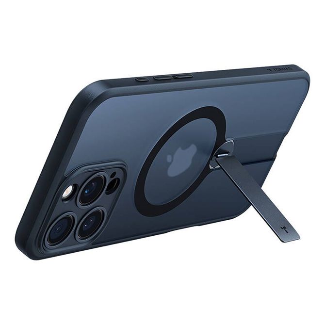 Torras Pstand Spin Case za iPhone 16 Pro (črna) 3