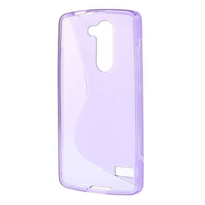 TPU gel ovitek S-Line za LG L Bello - vijoličen 2